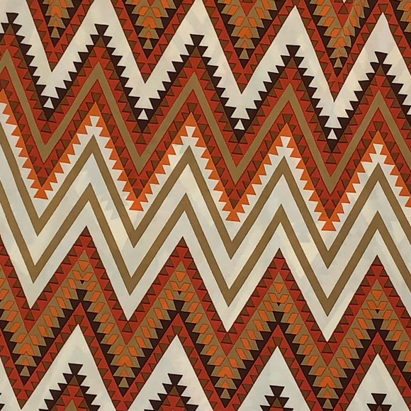 Pretty Young Thing tribal print stretchy long maxi skirt L - Picture 6 of 6